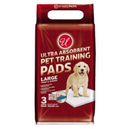 24 pieces 3ct Puppy Pads 23.5" X 23.5" - Pet Grooming Supplies