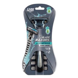 24 pieces 1 Razor +3 Cartridges Men Razor - Shaving Razors