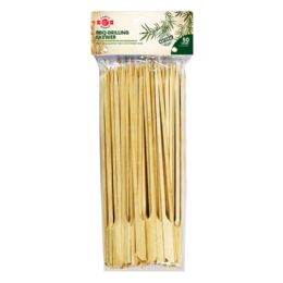 48 pieces 6" Bbq Paddle Skewer 50ct - BBQ supplies