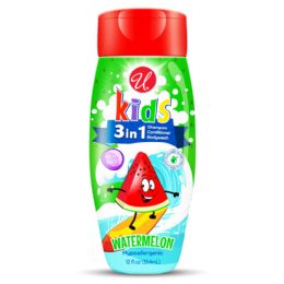 12 pieces Oz Kids 3 In 1 Shampoo Watermelon - Shampoo & Conditioner