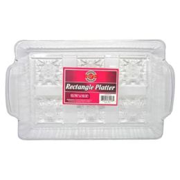36 of 13.75"x10.5" Clear Rect Tray