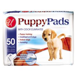 8 pieces 50ct Puppy Pads Blue 22" X 23" - Pet Grooming Supplies