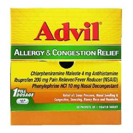 50 of 1ct Advil Allergy & Congestion Relief