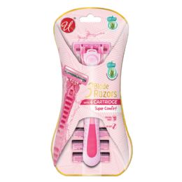 24 pieces 1 Razor + 3 Cartridges Ladies Razor - Shaving Razors