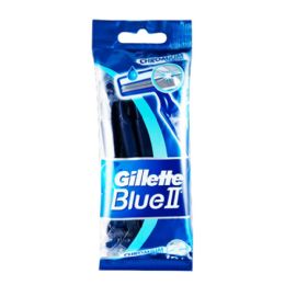 12 pieces 10pk Gillette 840762 Blue Ii Chromium - Shaving Razors