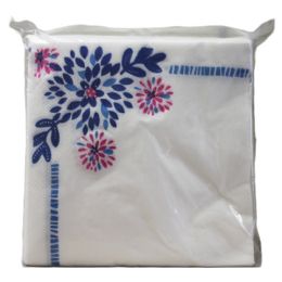 36 pieces 13x13 Floral Design Napkin 40ct - Napkin and Paper Towel Holders