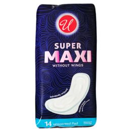 24 Wholesale 14 Ct Maxi Unscent Super W/out Wings