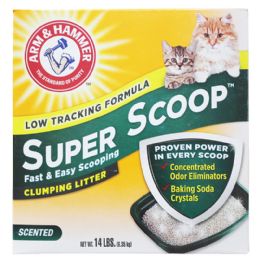 3 pieces 14lb Ah Super Scoop Fresh Cat Litter - Pet Grooming Supplies