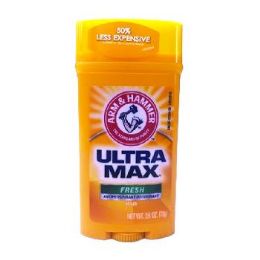 24 Wholesale 2.6OZ A&H ULTRAMAX FRESH SECNT SOLID