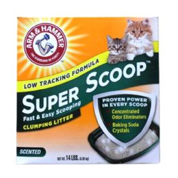 3 pieces 14lb Ah Super Scoop™ Fresh Cat Litter - Pet Grooming Supplies
