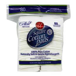 48 Wholesale 80ct Cotton Squares Pads
