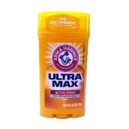 24 Wholesale 2.6OZ A&H ULTRAMAX ACTIVE SPORT SOLID