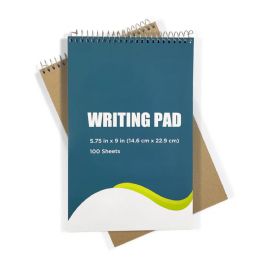48 Pieces Ruled Writing Pad, 5.75 X 9 Inch 100 Sheets (48 Units Per Case) - Sketch, Tracing, Drawing & Doodle Pads