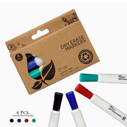 72 Pieces Dry Erase Marker 4 Pack, Assorted, Chisel Tip (72 Pack Per Case) - Dry erase