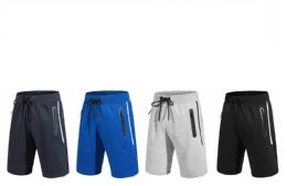 24 Pieces Men's Cotton Active Shorts Pack B - Men's Activewear