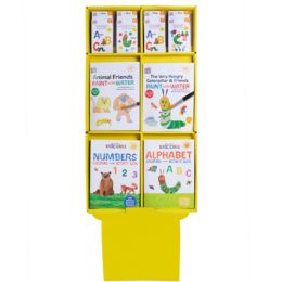 54 pieces Eric Carle Activity Floor Display Includes Flash Cards - Color/activity - Paint With Water - Paint, Brushes & Finger Paint