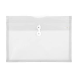 50 pieces Clear Side Loading Letter Size String Envelope - Organizer