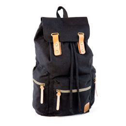 12 pieces Guidi 18" Rucksack Black Backpack - Backpacks 18" or Larger