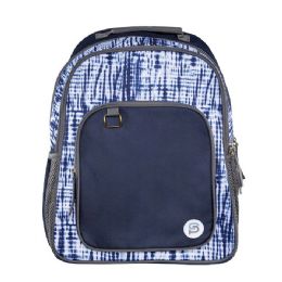 12 pieces Cavallero 17" Blue TiE-Dye Backpack - Backpacks 17"