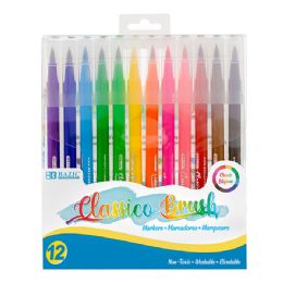 72 pieces 12 Colors Classico Brush Markers - Paint, Brushes & Finger Paint
