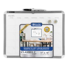 12 pieces 11" X 14" Classique Magnetic Dry Erase Calendar Board W/ Marker & 2 Magnets - Paint, Brushes & Finger Paint