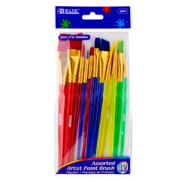 144 pieces 12-Pieces Assorted Artist Paint Brush - Paint, Brushes & Finger Paint