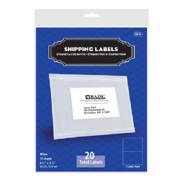 144 pieces 8.5" X 5.5" Shipping Labels (20/pack) - Labels ,Cards and Index Cards