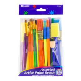 72 pieces 18-Pieces Assorted Artist Paint Brush - Paint, Brushes & Finger Paint