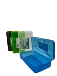 48 of Large Pencil Box 8 X 4.75 X 2.25 Inches