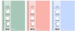 24 pieces Poly Personal Book - 7 X 5 Inches - 100 Sheets - Soft Touch Covers - Interior Pocket - White Twin Wire - Note Books & Writing Pads