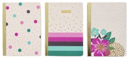 24 pieces Personal Book - 7 X 5 Inches - 100 Sheets - Ivory Paper - Gold Foil And Tape - Note Books & Writing Pads