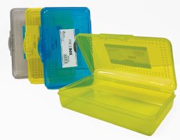 48 of Large Pencil Box 8.1 X 5.1 X 1.85 Inches