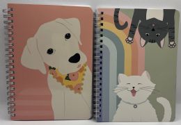24 pieces Personal Book - 7 X 5 Inches - 80 Sheets - Interior Pocket - Spot Uv Covers And Twin Wire - Note Books & Writing Pads
