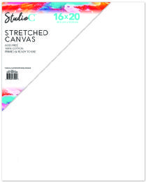 24 pieces Stretched Canvas - 16 X 20 Inches - Acid Free & Primed - Sketch, Tracing, Drawing & Doodle Pads
