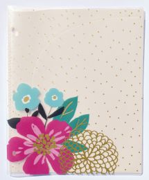 24 pieces 6 Pocket Organizer - 11.4 X 9.5 Inches - Gold Foil - Organizer