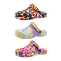 Wholesale Footwear Womens Marble Clogs Assorted
