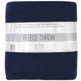 24 of Twin Fleece Throw Blankets 80 X 60in Grey