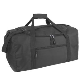 24 pieces 20 Inch Duffle Bag Black - Duffel Bags