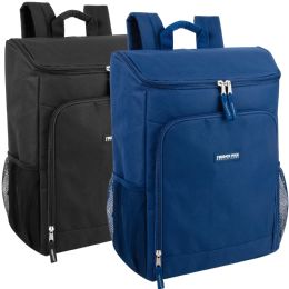 24 pieces Fridge Pak 17 Inch Cooler Backpack -  2 Assorted Colors - Backpacks 17"