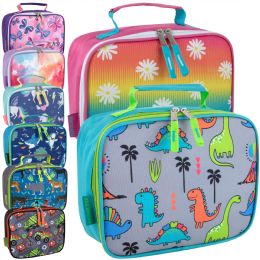24 pieces Fridge Pak Printed Lunch Bag - 8 Prints - Lunch Bags & Accessories