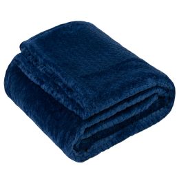 24 of Soft Fleece Waffle Blankets 50 X 60 (250 Gsm) Grey