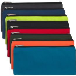 100 of Plastic Pencil Box - Assorted Colors