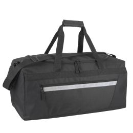 24 pieces Trailmaker 22 Inch Duffle Bag Black - Duffel Bags