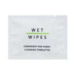 100 of Single Use Wet Wipes Packet