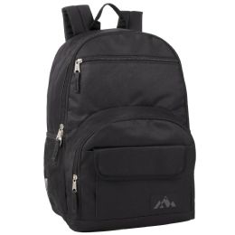 24 pieces Trailmaker Multi Pocket Function Backpack Black - Backpacks 18" or Larger