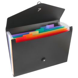 50 pieces Wholesale Expanding Organizer Folder With 7 Sections - File Folders & Wallets