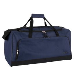 24 pieces 24 Inch WidE-Pocket Duffle Bags Navy - Duffel Bags