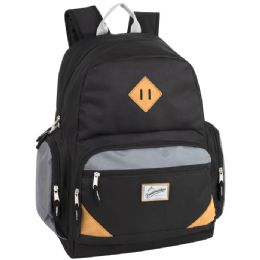 24 of 19-Inch Trailmaker Duo Compartment Backpack With Laptop Sleeve Black Only