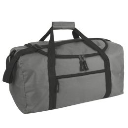 24 pieces 20 Inch Duffle Bag Grey - Duffel Bags