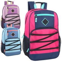 24 of 19 Inch Dome Bungee Backpack With Laptop Section - 3 Girls Colors